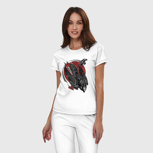 Женская пижама Suzuki hayabusa / Белый – фото 3