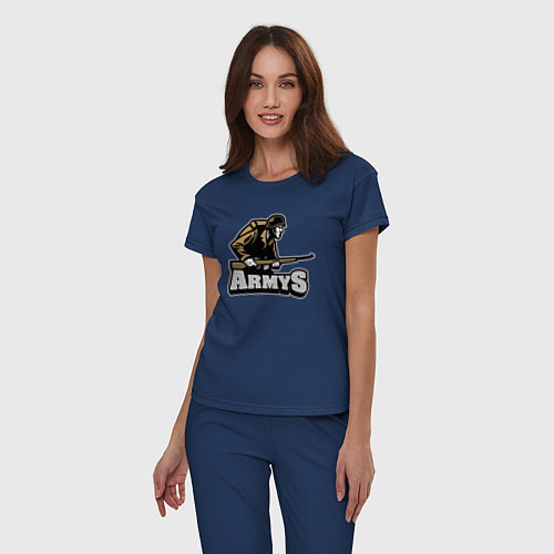 Женская пижама Armys / Тёмно-синий – фото 3