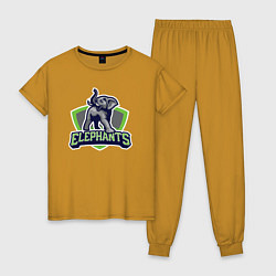 Женская пижама Elephants