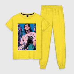 Женская пижама Магическая битва Сугуру Гэто с котами