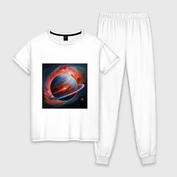 Женская пижама Огненная планета