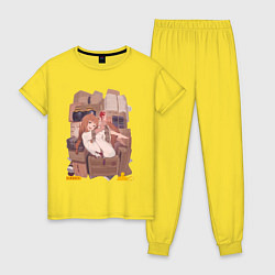 Женская пижама Волчица и пряности Холо арт