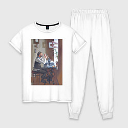 Женская пижама Портной швея - живопись