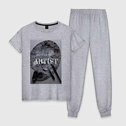 Женская пижама Художник палитра aesthetic