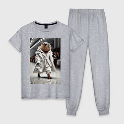 Женская пижама Модный капибара манекенщик - дефиле животных