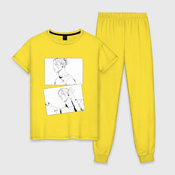 Женская пижама Эмоции Сугуру Гето - Магическая битва