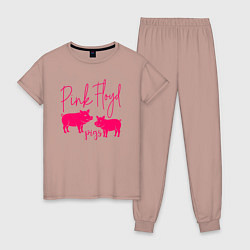 Женская пижама Pink Floyd pigs