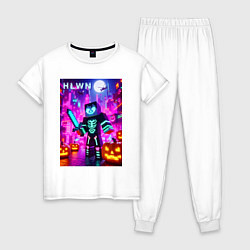 Женская пижама Minecraft and halloween - collaboration fantasy