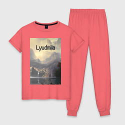 Женская пижама Lyudmila горная долина