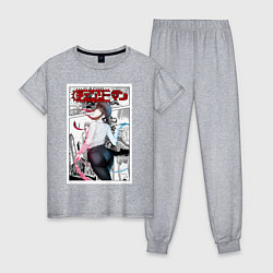 Женская пижама Человек-бензопила Makima Макима