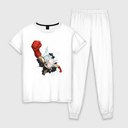 Женская пижама Ванпанчмен Сайтама удар