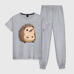 Женская пижама Ёжик арт