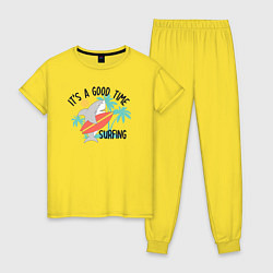 Женская пижама Хорошее время для серфинга