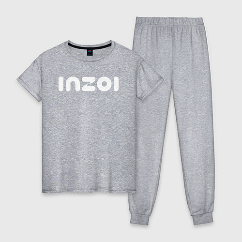 Женская пижама Inzoi logo / Меланж – фото 1