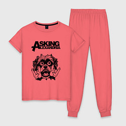 Женская пижама Asking Alexandria - rock dog
