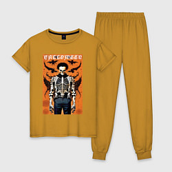 Женская пижама Cool skeleton - halloween poster