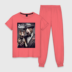 Женская пижама Крёстный отец держит своего щенка - мем