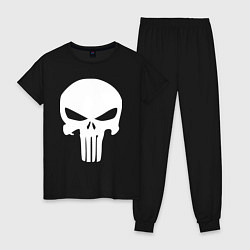 Женская пижама Punisher logo