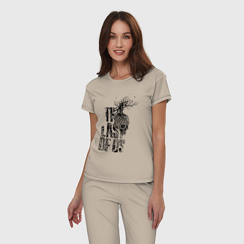 Женская пижама The last of us cory vp / Миндальный – фото 3