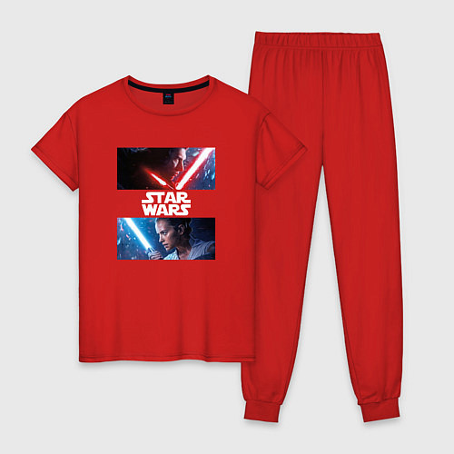 Женская пижама Звездные войны - Пробуждение силы / Красный – фото 1