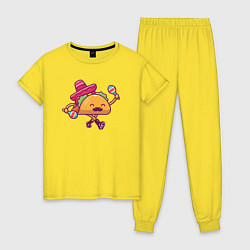 Женская пижама Забавный тако