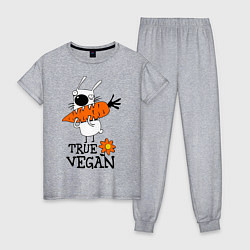 Женская пижама True vegan (истинный веган)