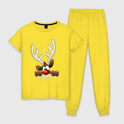 Женская пижама Новогодние прятки