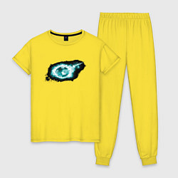 Женская пижама Горящий мяч