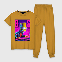 Женская пижама Bart Simpson - cyber gamer