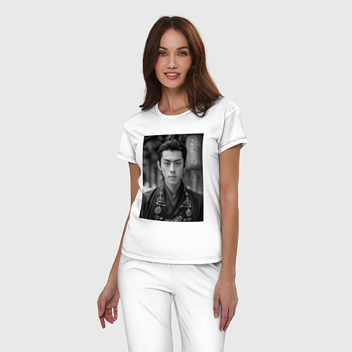 Женская пижама Dylan Wang актер / Белый – фото 3