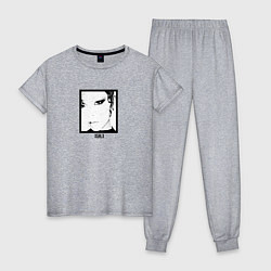 Пижама хлопковая женская Xg Idol, цвет: меланж