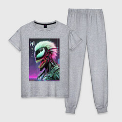 Женская пижама Ребрендинг ядовитой слизи в киберпанк