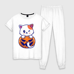 Женская пижама Halloween meow