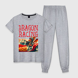 Женская пижама Dragon cool racer - ai art