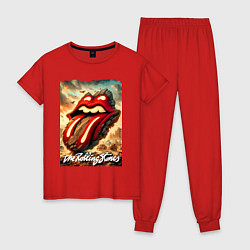 Женская пижама Rolling Stones - logo transformation