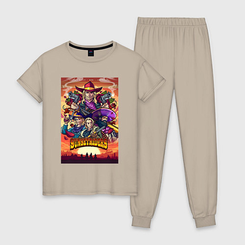 Женская пижама Sunsetriders / Миндальный – фото 1