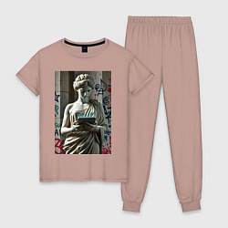 Женская пижама Стрит арт и античность