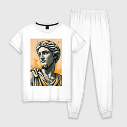 Женская пижама Арт с античным портретом
