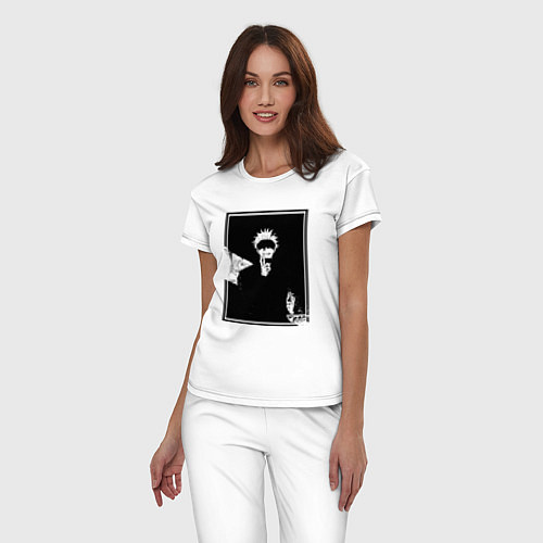 Женская пижама Сатору годжо манга / Белый – фото 3