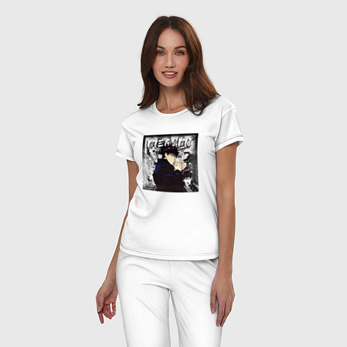 Женская пижама Мегуми магическая битва / Белый – фото 3