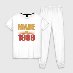 Женская пижама Сделано в 1989 сепия