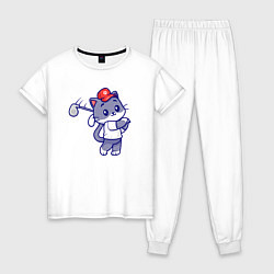 Женская пижама Котёнок гольфист