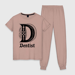 Женская пижама D - dentist