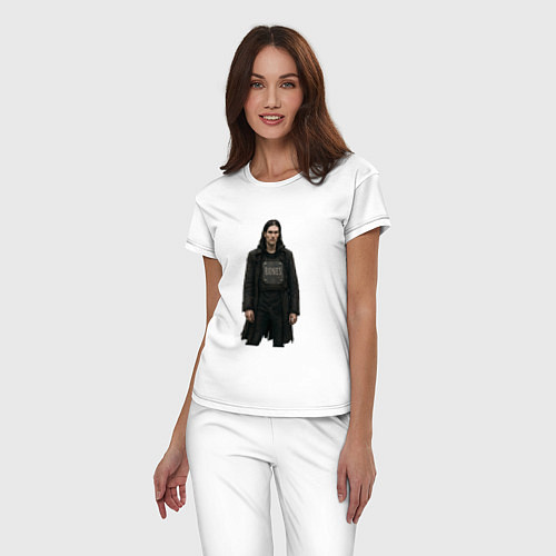 Женская пижама Bones в бронежелете / Белый – фото 3