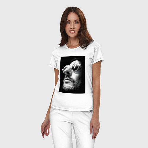 Женская пижама Леон персонаж / Белый – фото 3