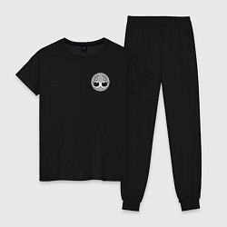 Женская пижама Мистическое древо миров иггдрасиль