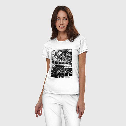 Женская пижама Гатс из берсерка / Белый – фото 3