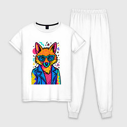 Женская пижама Лиса Pop Colors