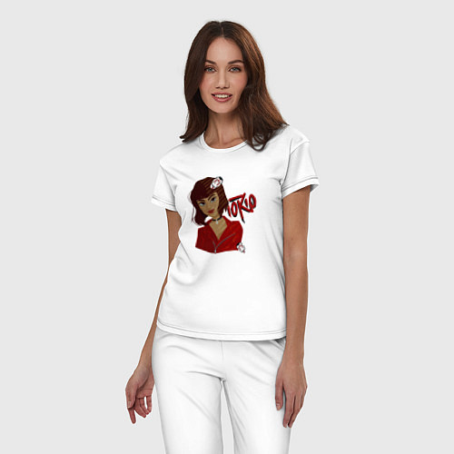 Женская пижама Tokio / Белый – фото 3