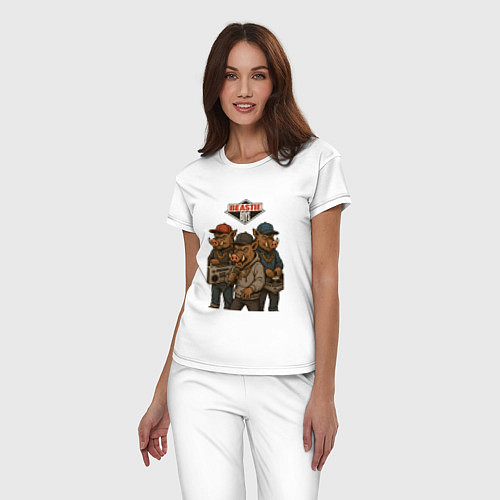 Женская пижама Beastie boys / Белый – фото 3